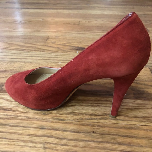 Butter Shoes rust suede heels size 6 - Picture 4 of 7